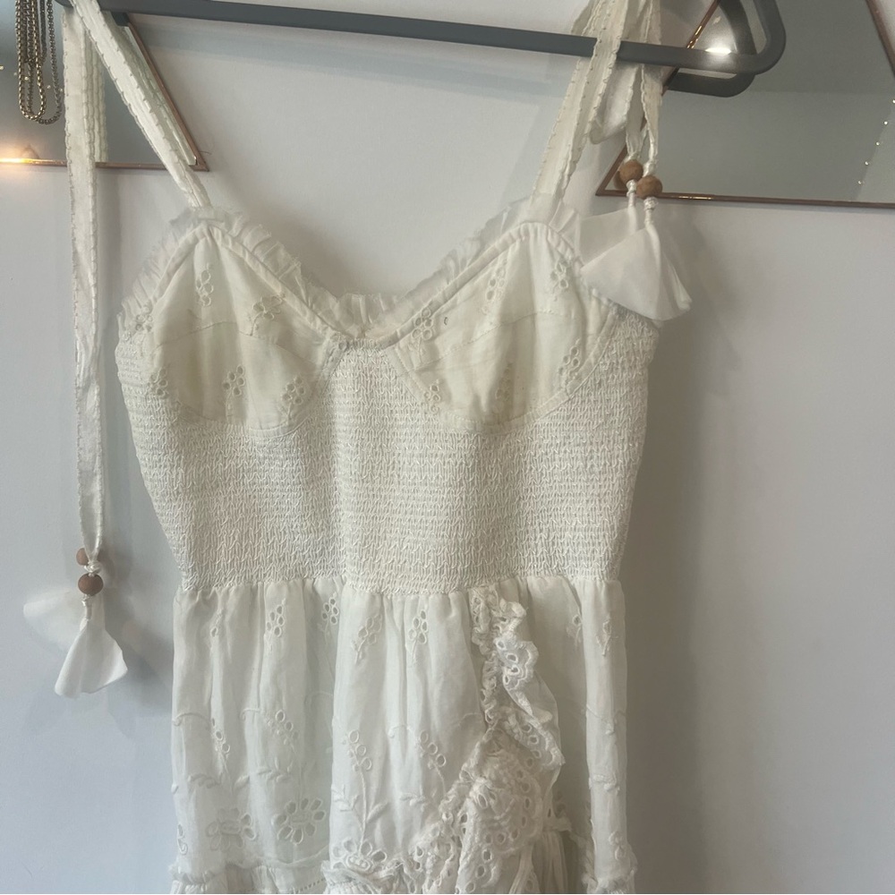 White loveshackfancy mini white dress - Picture 2 of 5